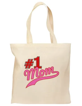 #1 Mom Grocery Tote Bag