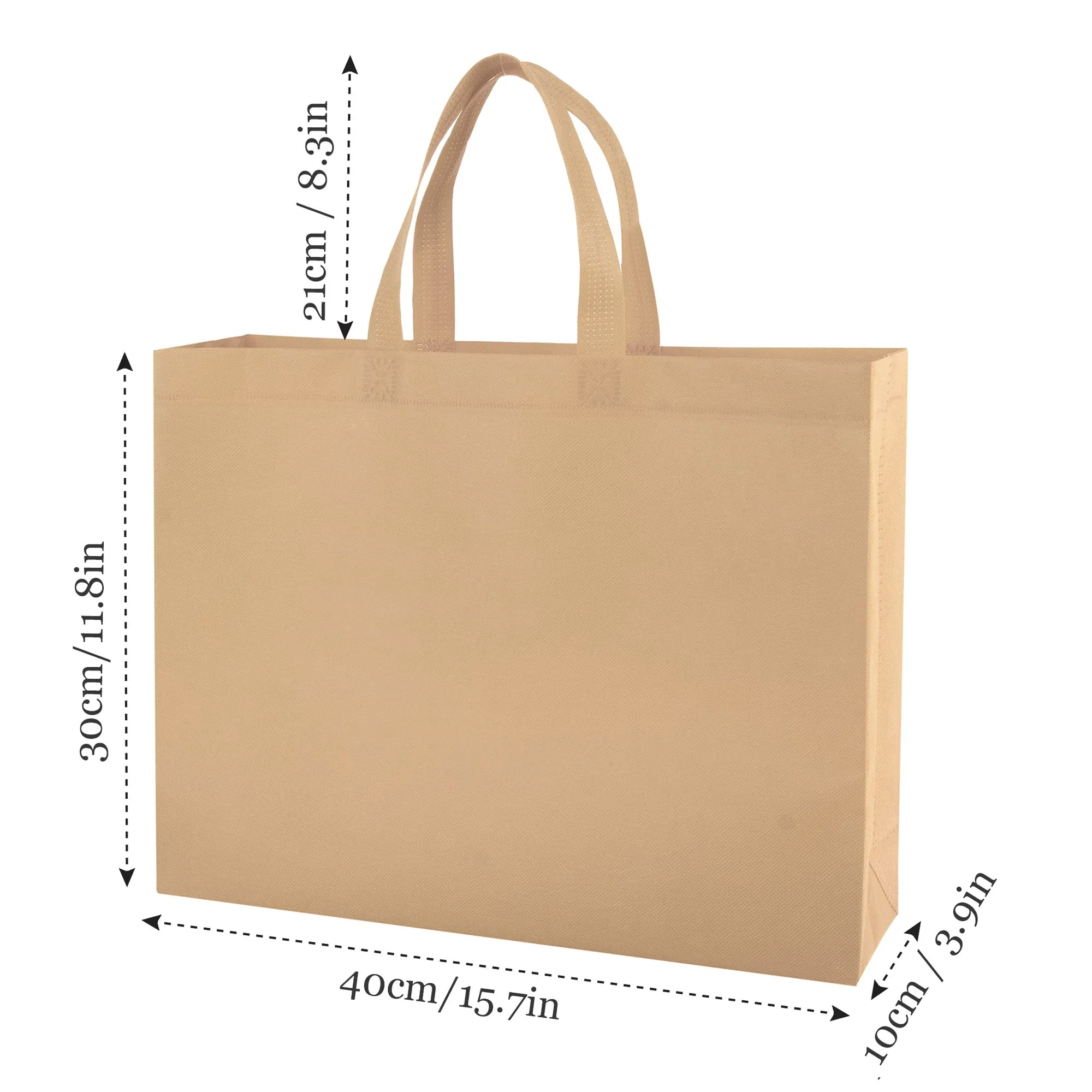 16-Inch Reusable Shopping Tote Bag