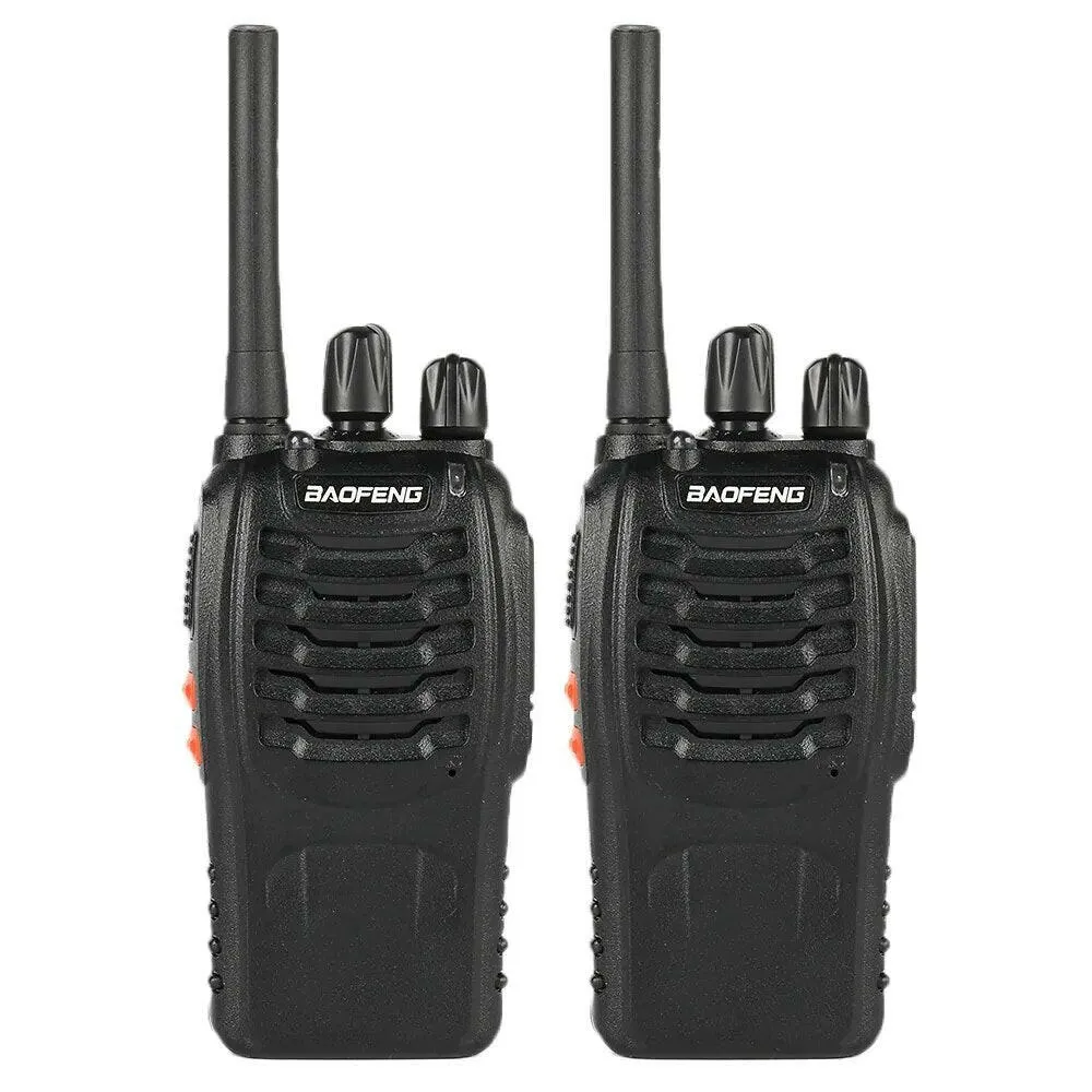 2PCS BAOFENG 888S Amateur Handheld Two Way Radio TH888S UHF Portable Walkie Talkies for Adults, Hiking Biking Camping