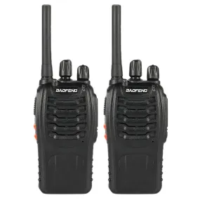 2PCS BAOFENG 888S Amateur Handheld Two Way Radio TH888S UHF Portable Walkie Talkies for Adults, Hiking Biking Camping