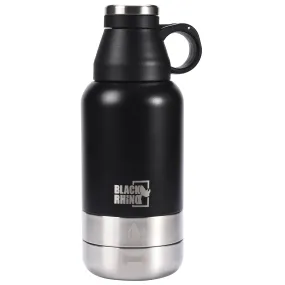 32oz Multi-Functional Dog Water Bottle & Detachable Bowls - Black  Portable