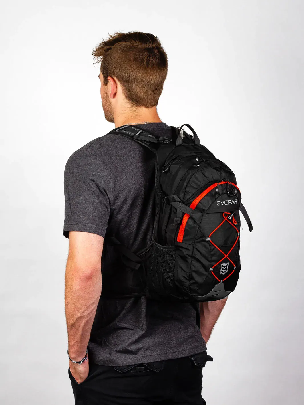 3V Gear Surge Redline Hydration Backpack And 2l Reservoir