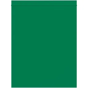 8 x 10" - 2 Mil Green Reclosable Poly Bags