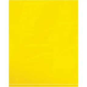 8 x 10" - 2 Mil Yellow Flat Poly Bags