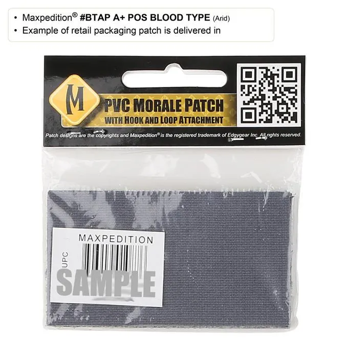 A  Blood Type Morale Patch