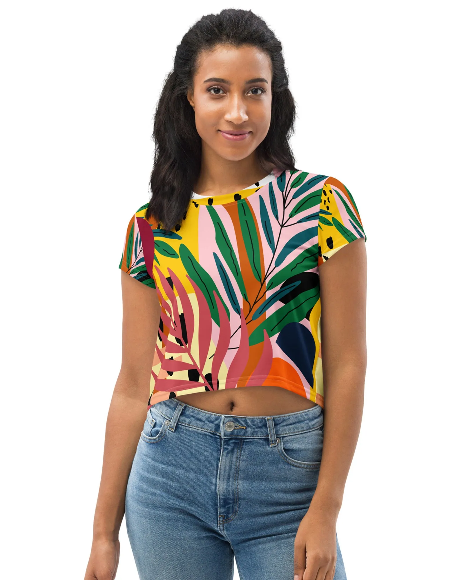 Abstract Botanical Crop Tee