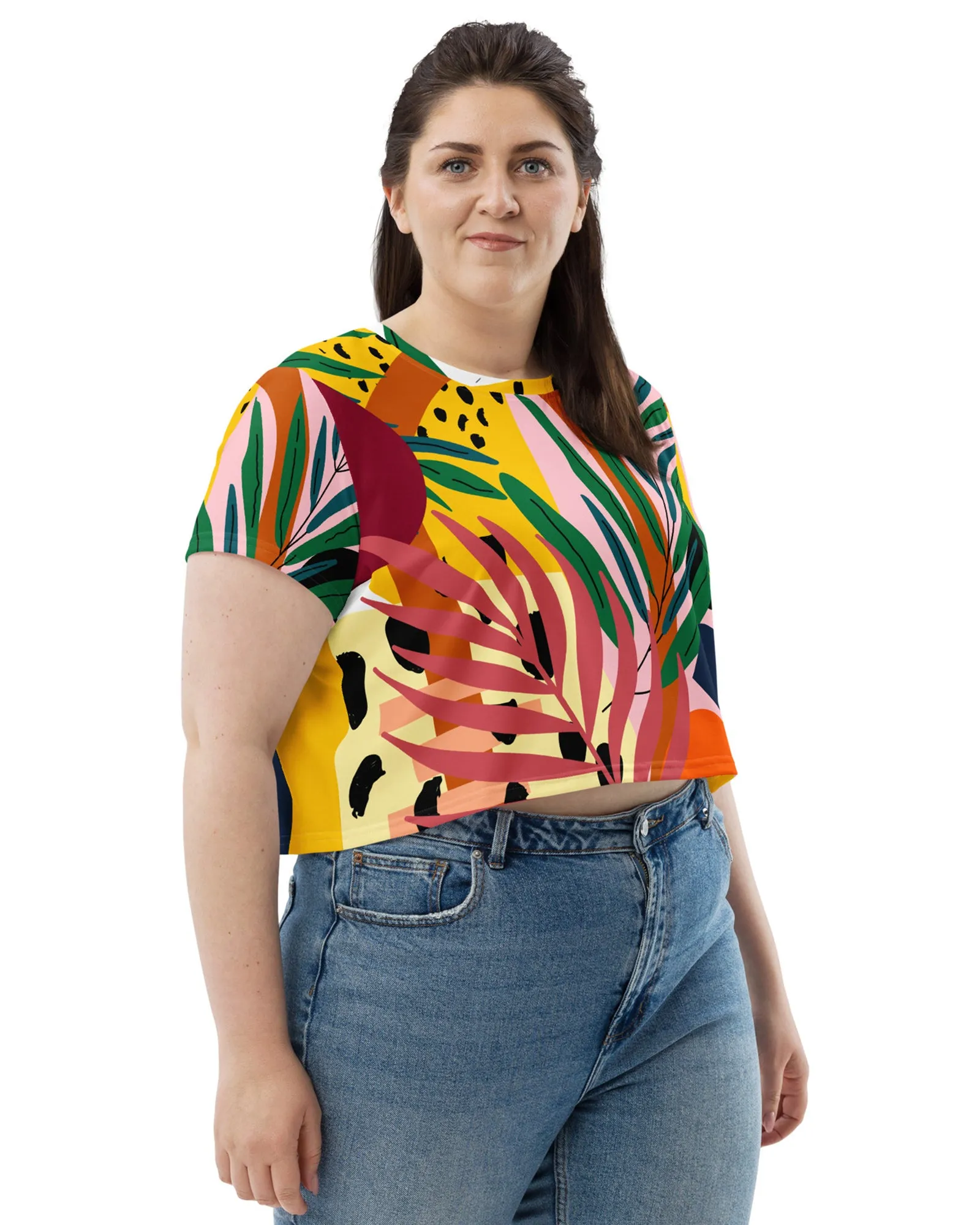 Abstract Botanical Crop Tee