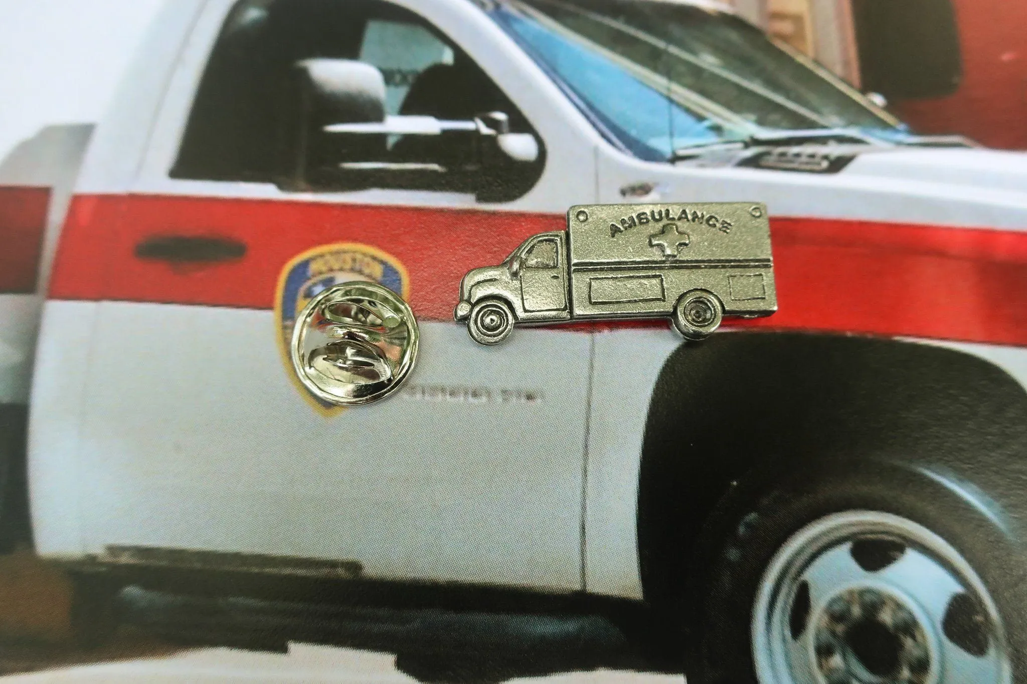 Ambulance Lapel Pin