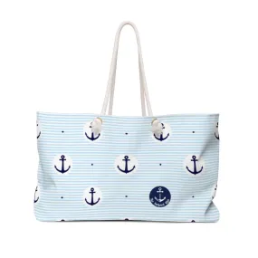 Anchor Print Weekender Tote Bag