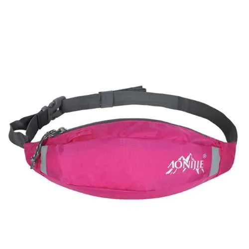 AONIJIE Sports Running Waist Bag Pack Waterproof Nylon Hiking Storage Pouch