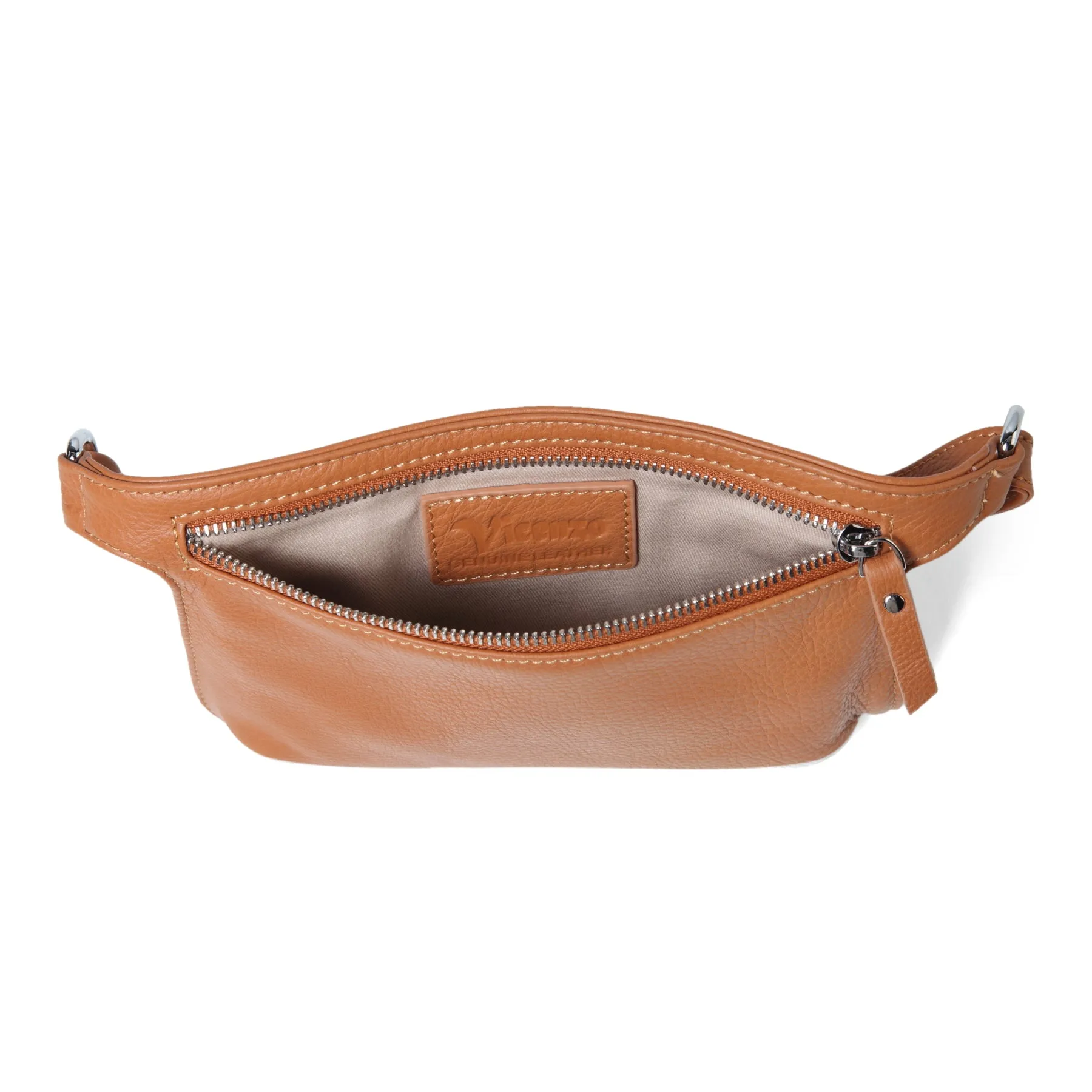 Arlette Leather Waist Bag / Belt Bag - Brown