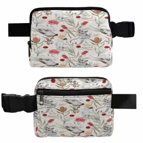 Australian Animals, Koala Cockatoo and Sugar Glider  Belt Bag