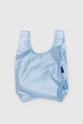 Baby Baggu Tote (Metallic Light Blue)