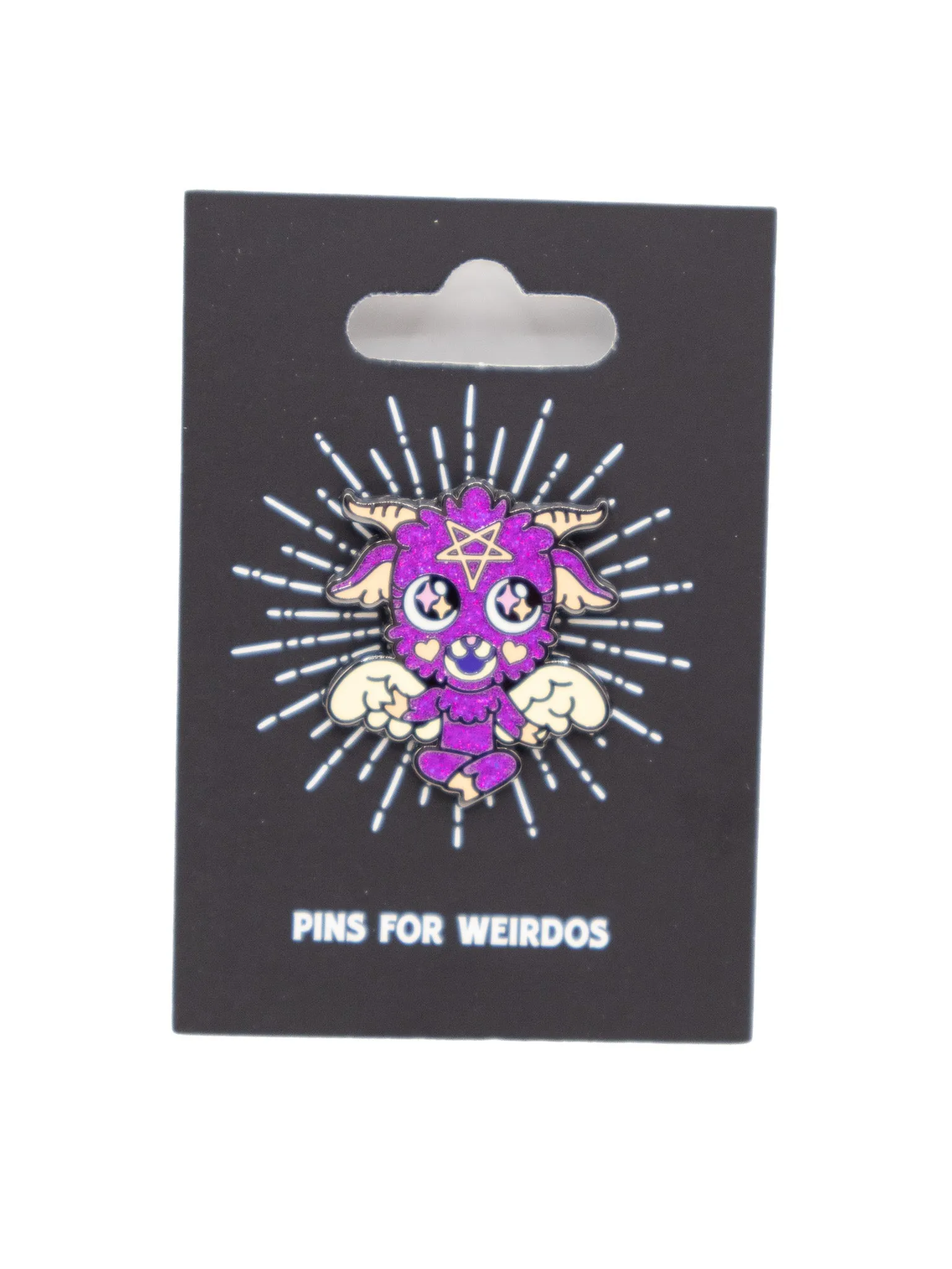 Baby Baphomet Glitter Pin FOOTCLOTHES