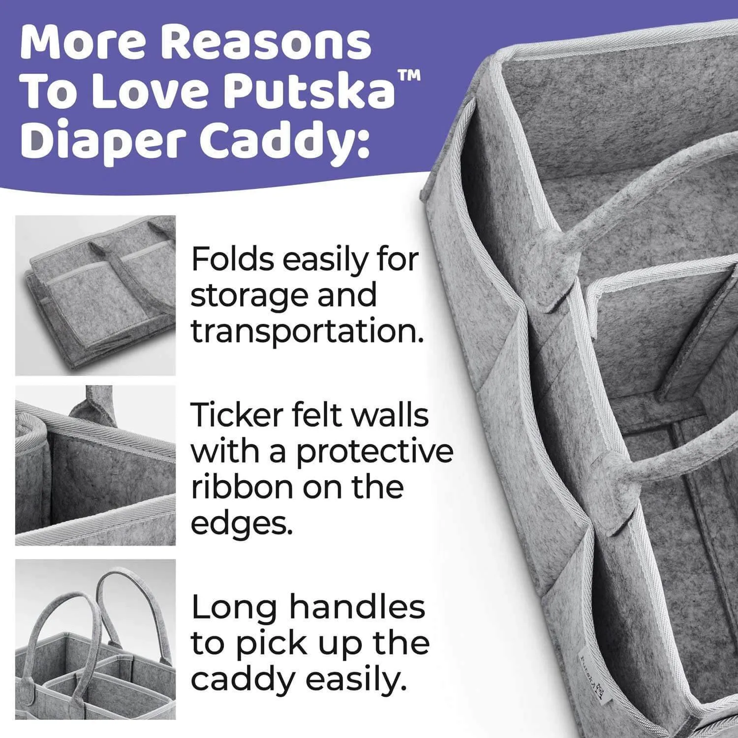 Baby Diaper Caddy Organizer Essentials