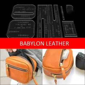 BABYLON™ Men's Waist Bag Leather Making Pattern AAB-124