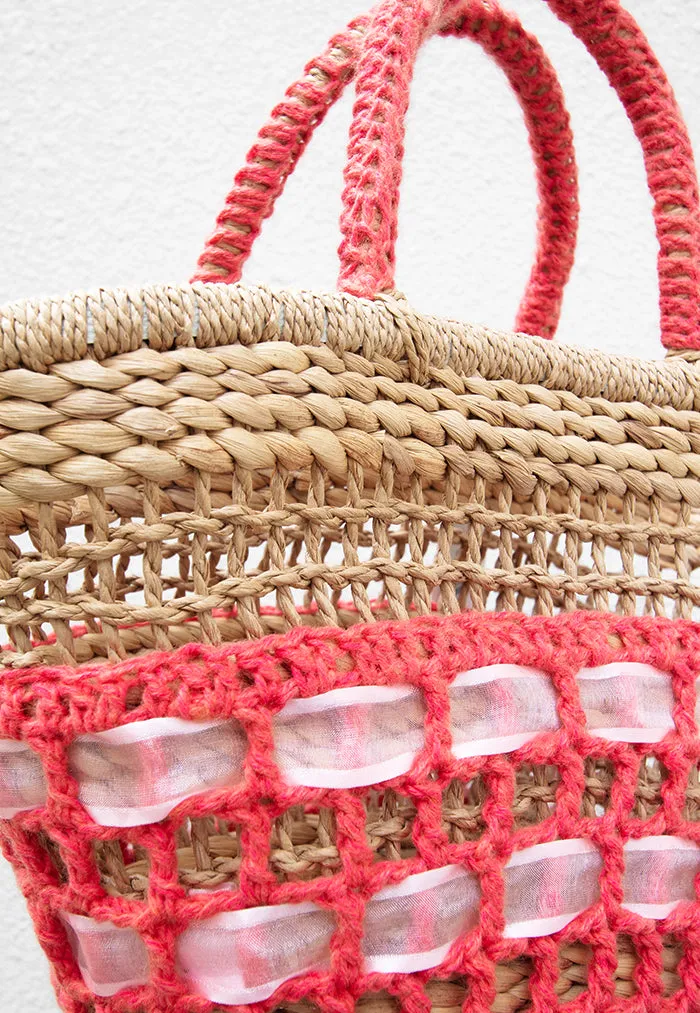 BaeBeeBoo Wobbleblobbe Rattan Bag - Red