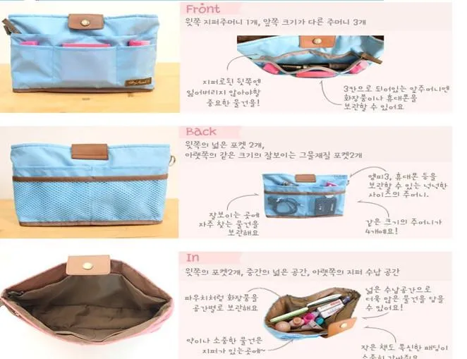 Bag In Bag Multi-Compartment Organizer