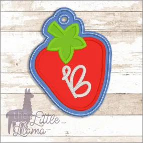 Bag Strawberry Monogram Tag