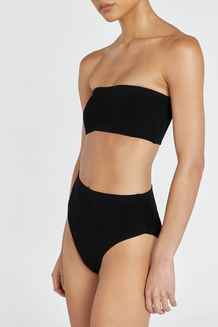 BASE BLACK HIGH WAIST BRIEF