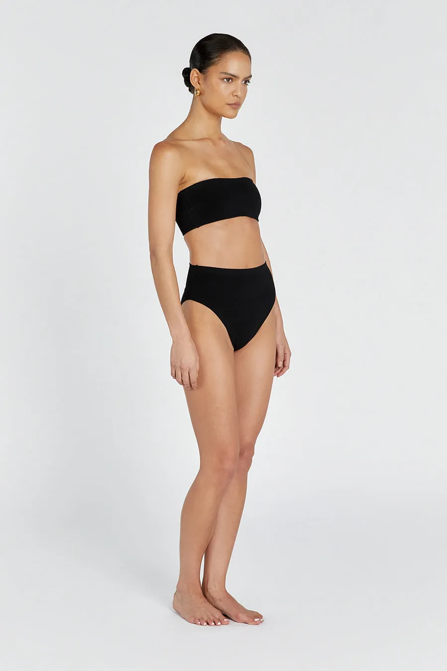 BASE BLACK HIGH WAIST BRIEF