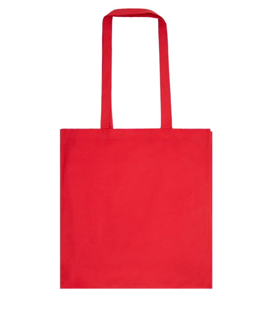 Basic colored cotton shopping bag