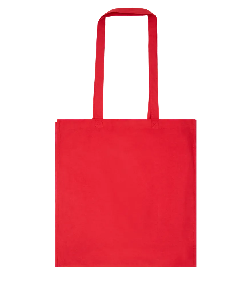 Basic colored cotton shopping bag