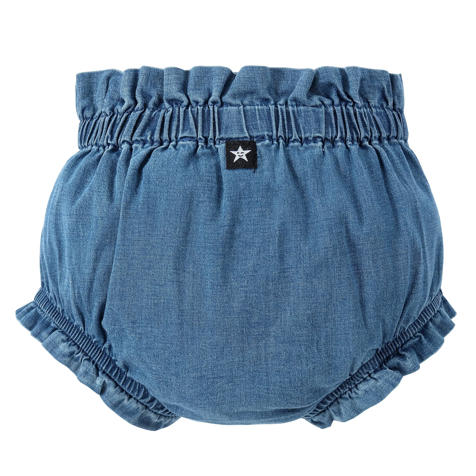 Blue Denim Ruffle Bloomer