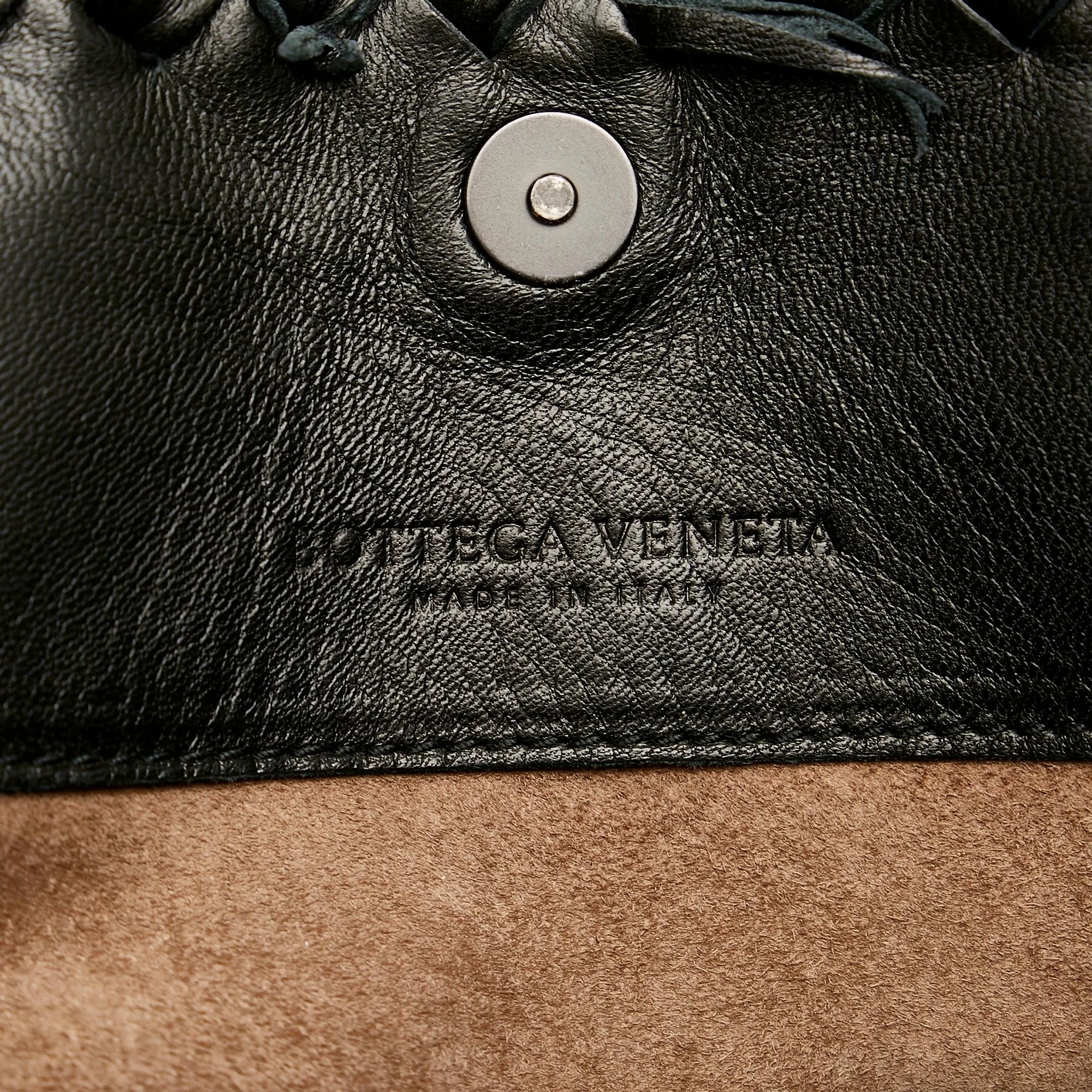 Bottega Veneta Intrecciato Fringe Leather Handbag (SHG-24403)