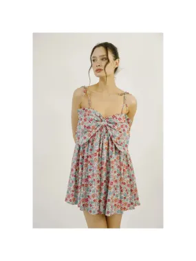 BOW BLOSSOM MINI DRESS