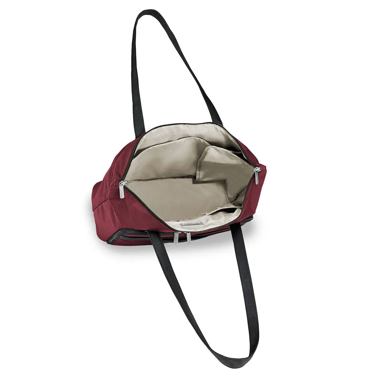 Briggs & Riley Merlot Transcend Shopping Tote