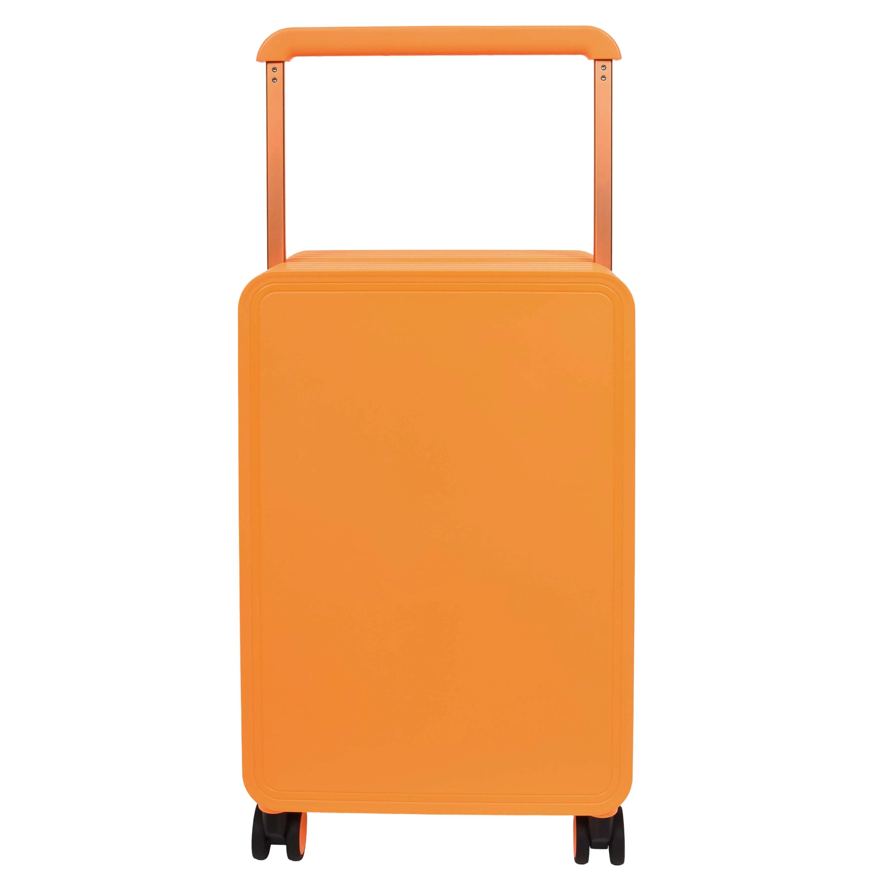 Cabin Size Suitcase 4 Wheels Hard Shell USB Port TSA Lock Travel Luggage Savant Orange