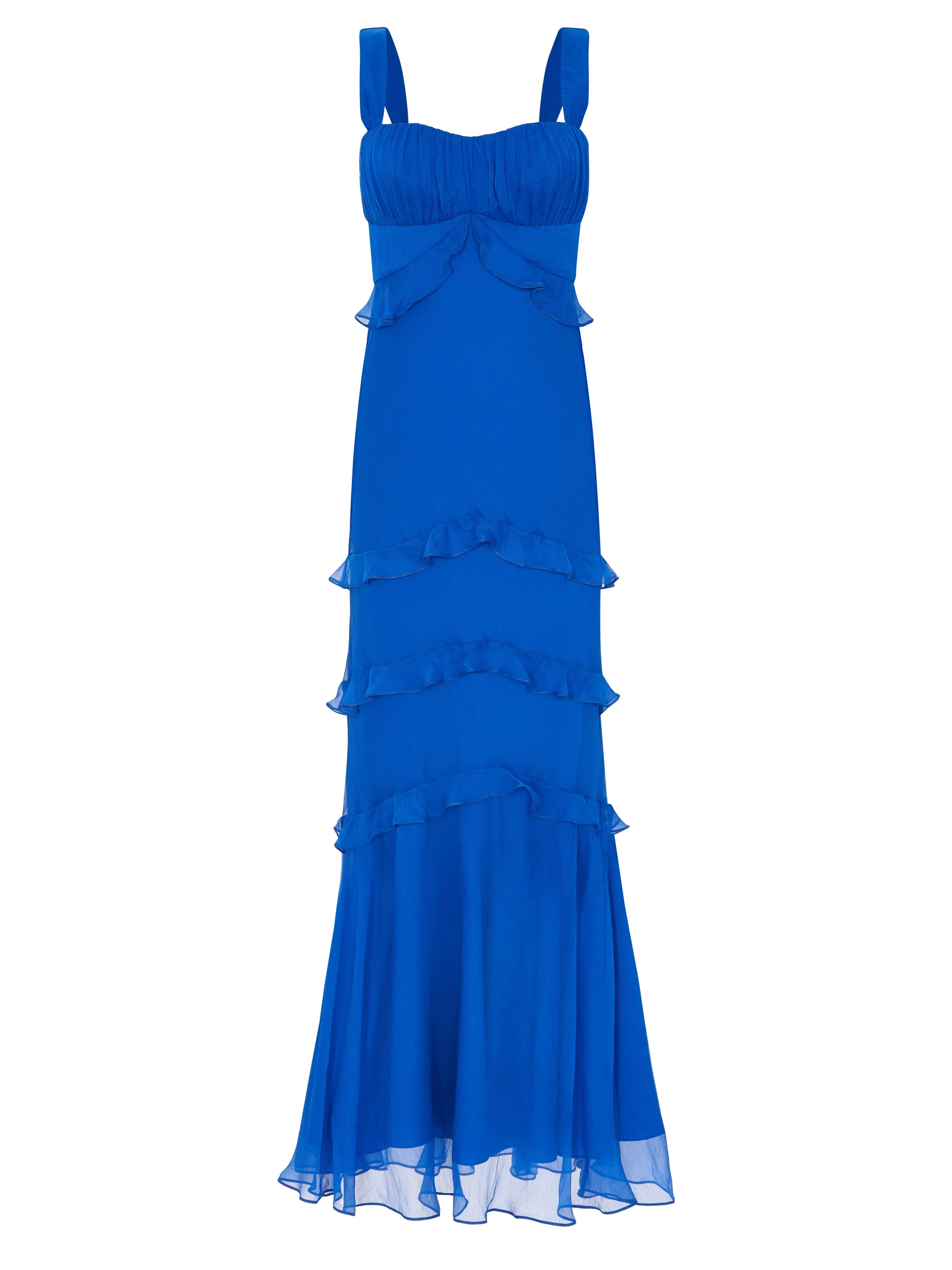 Chandra Dress in Lapis Blue