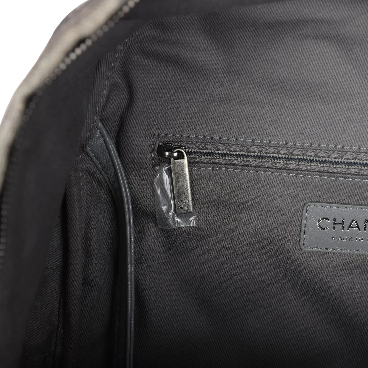 Chanel Graffiti Backpack Grey Multicolored Canvas Silver Hardware - Payment 2