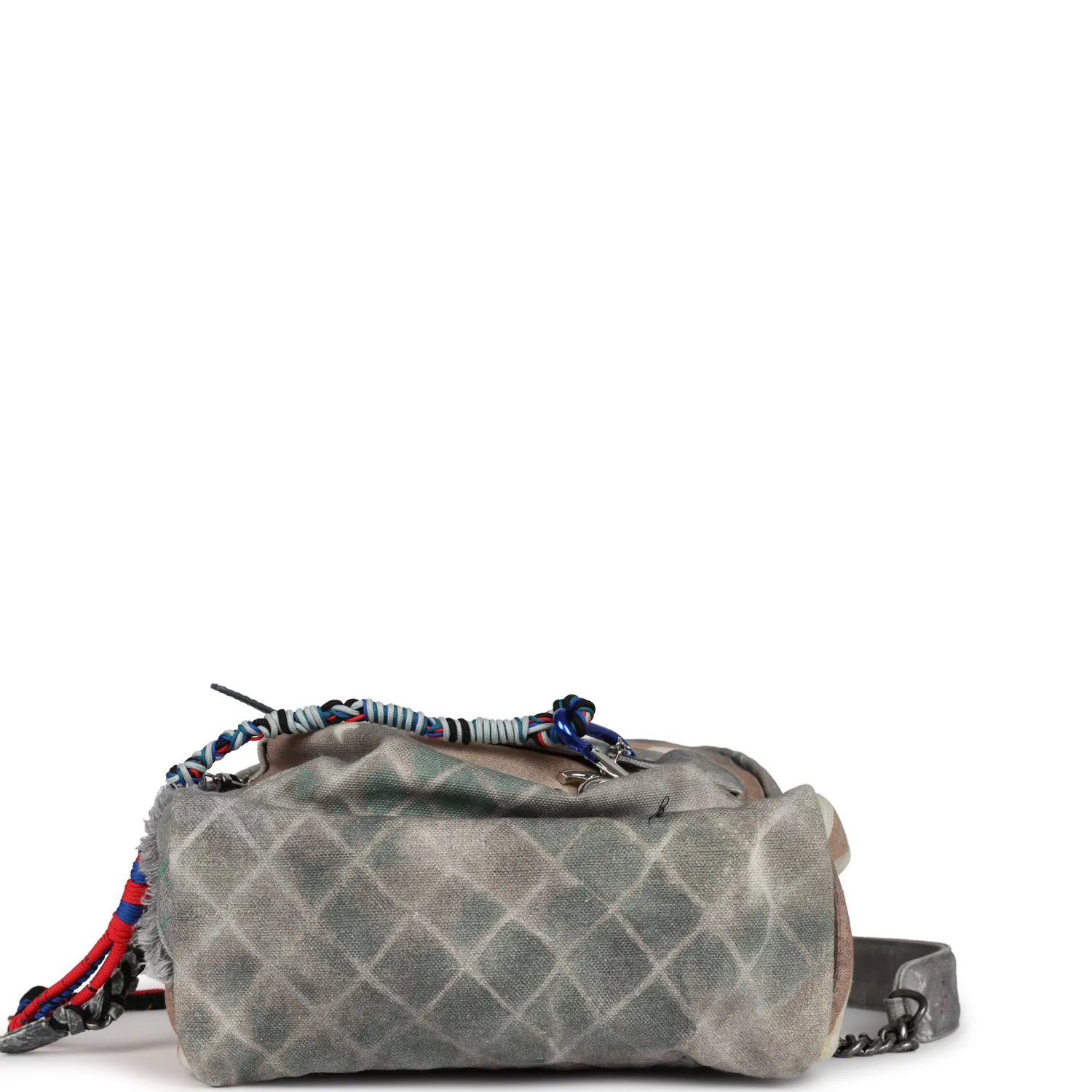 Chanel Graffiti Backpack Grey Multicolored Canvas Silver Hardware - Payment 2