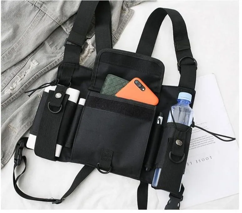 Chest Bag Fashion Hip Hop Vest Streetwear Bag Waist