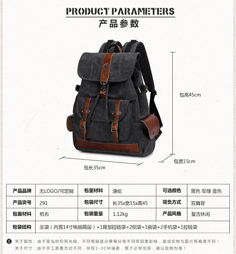 Comfortable Polyamides and Nylon Durable Backpack for Travel or Business