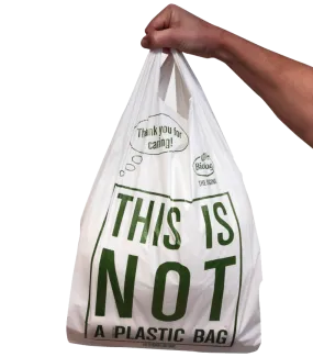 Compostable Shopping Bags - 50 Bags