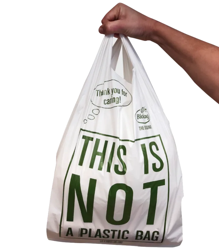 Compostable Shopping Bags - 50 Bags