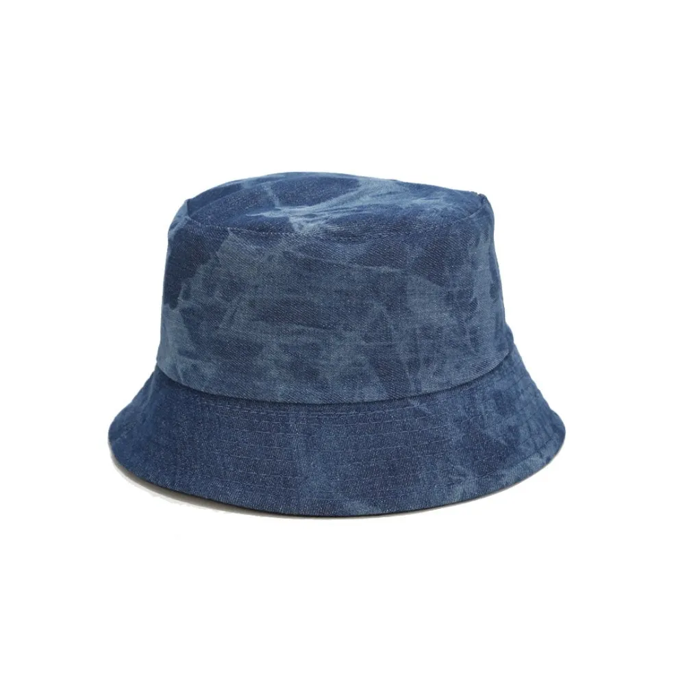 Cotton Reversible Bucket Hat Colorful Tropical Print Double Side Wear Fisherman Cap YZB0120