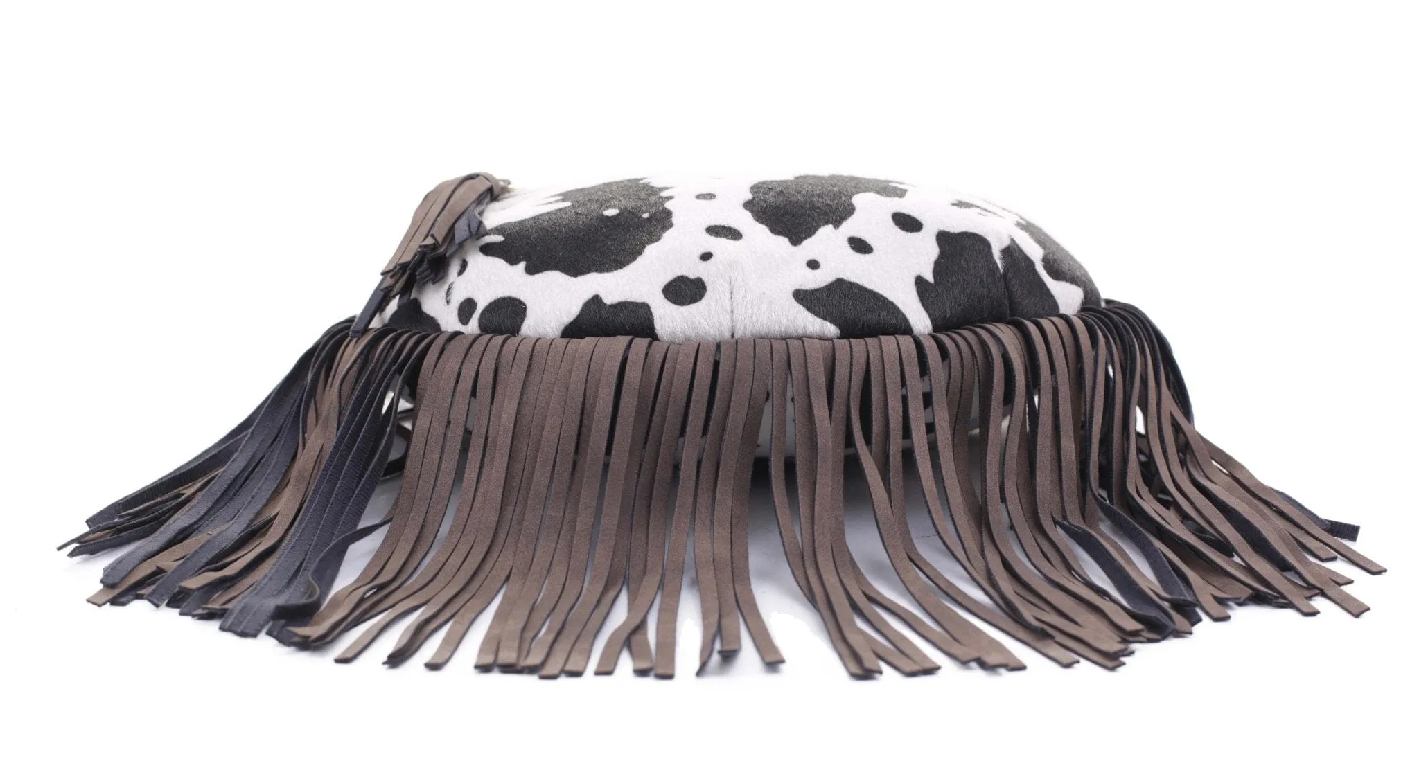 CW20309 Western Style Cow Fringe Hobo/Crossbody bag