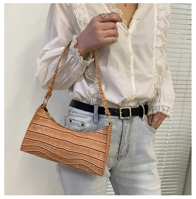 Darianrojas Fashion Exquisite Shopping Bag Retro Casual Women Totes Shoulder Bags Female Leather Solid Color Chain Handbag for Women