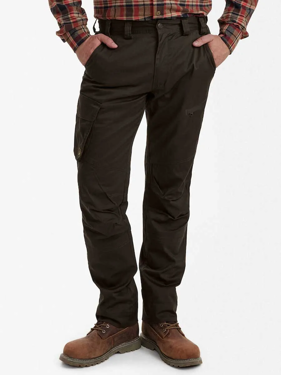 DEERHUNTER Traveller Trousers - Men's - Chestnut Brown