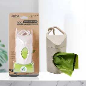 Degradable Pet Distributor Wheat Straw Garbage Bag Dispenser