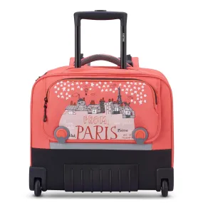 Delsey BTS 2021 Horizontal Wheeled School Bags Coral / Pink