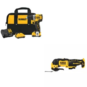 Dewalt DCD701F2 12V Max Drill Driver Kit w/ FREE DCS353B 12V Oscillating Tool