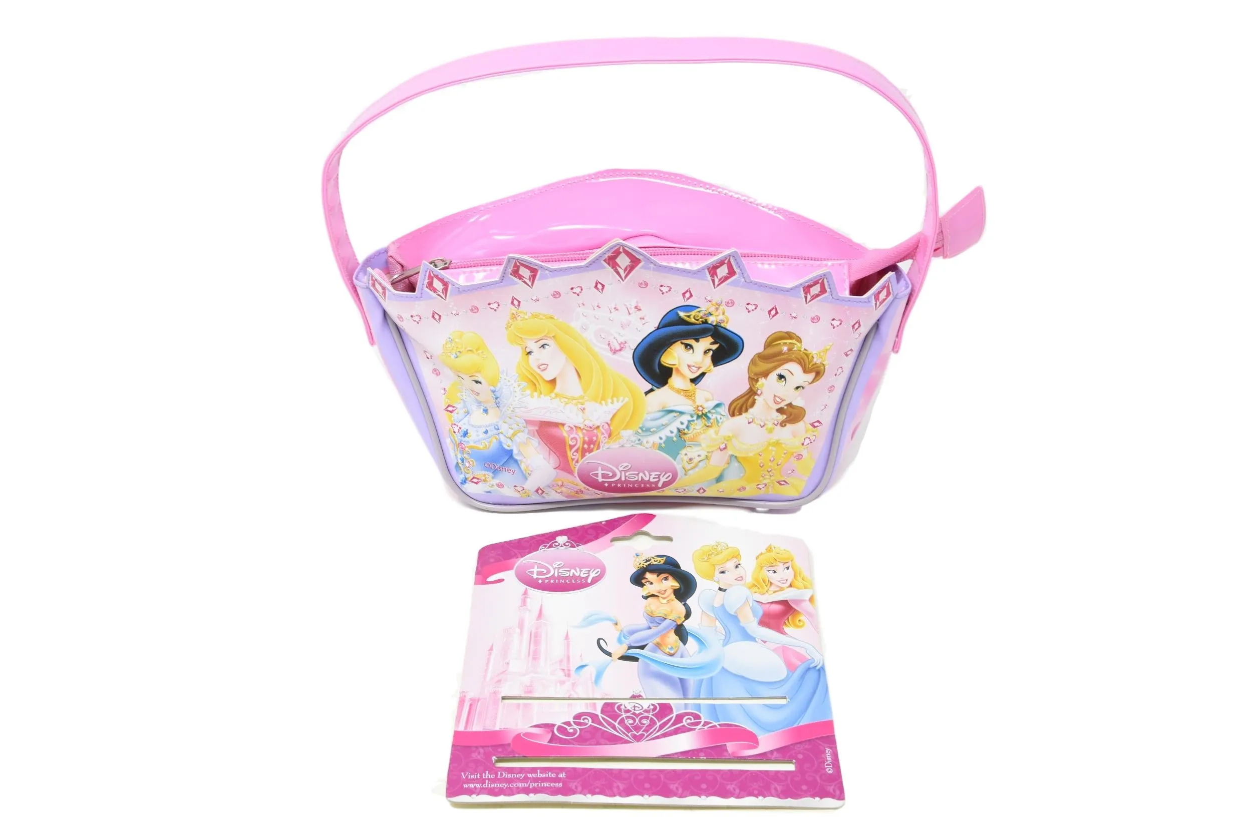 Disney Princess Girlie Bike Handlebar Bag Fits To The Handlebars & Clip Off Handbag