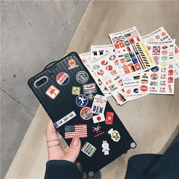 DIY Suitcase   Stickers Case