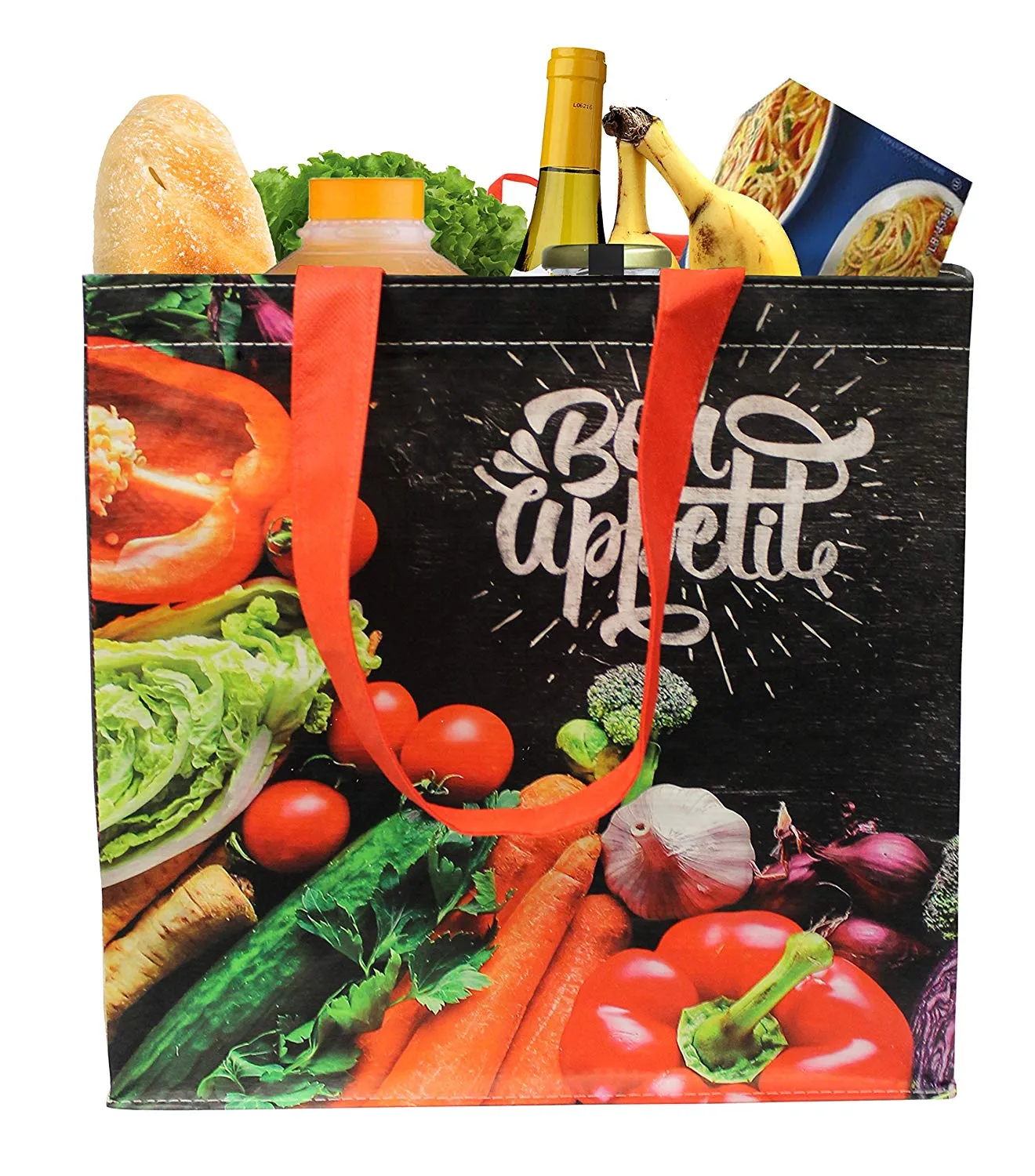 Everyday Medium Tote in Chalkboard Veggie