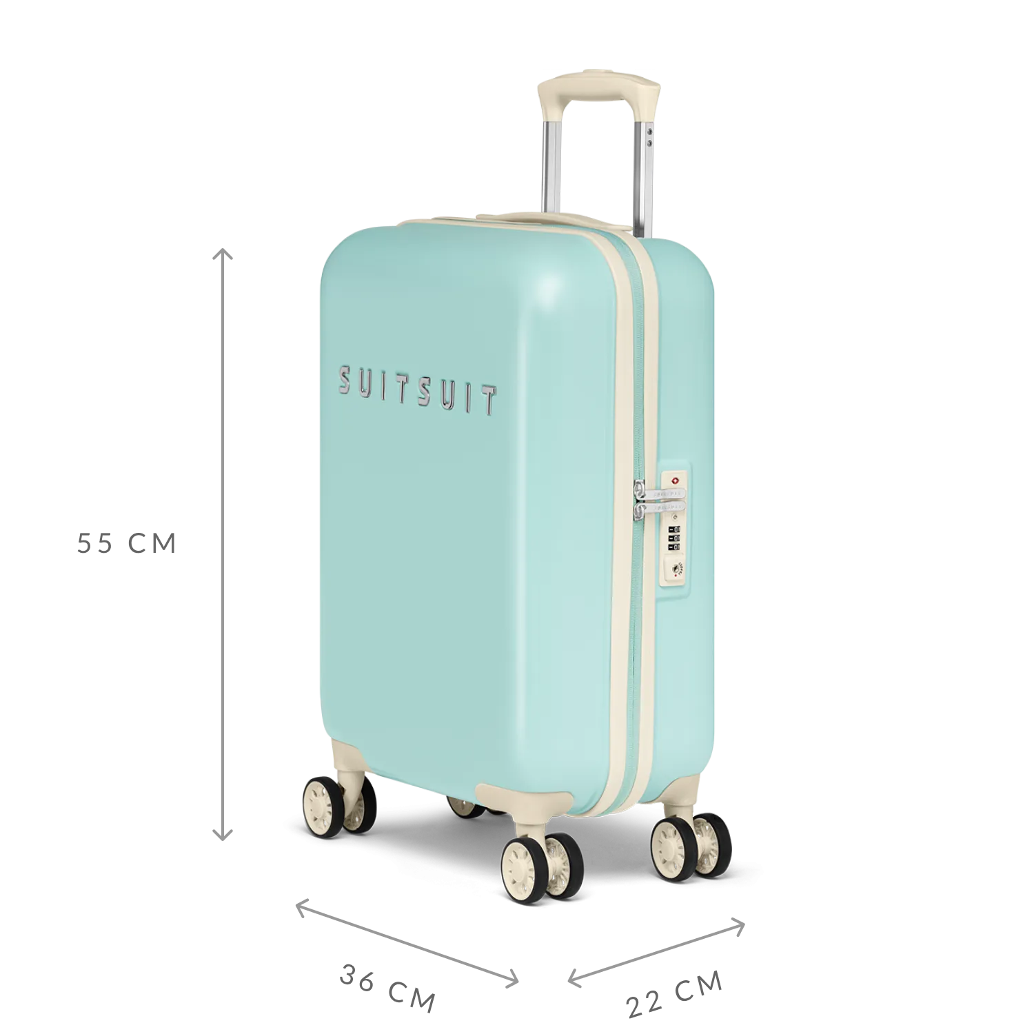 Fabulous Fifties - Luminous Mint - Safe Travels Set (20/28 INCH)